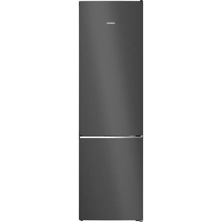 SIEMENS iQ500, Refrigerador combi de libre instalación, 203 x 60 cm, Acero negro antihuellas 1