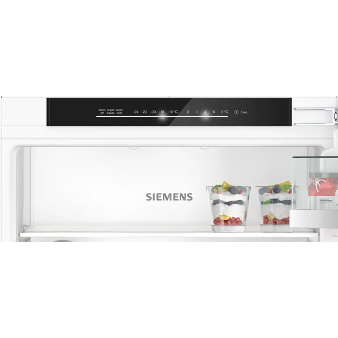 SIEMENS iQ500, Refrigerador combi integrable, 177.2 x 55.8 cm, Cierre SoftClose con puerta fija 2