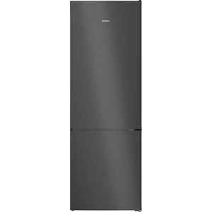 SIEMENS iQ300, Refrigerador combi de libre instalación, 203 x 70 cm, Acero negro antihuellas