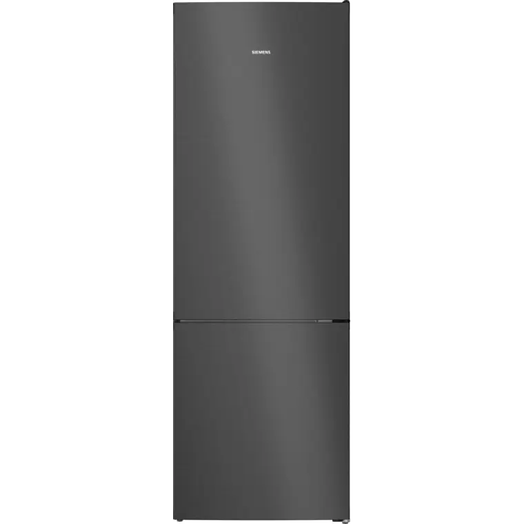 SIEMENS iQ300, Refrigerador combi de libre instalación, 203 x 70 cm, Acero negro antihuellas 1