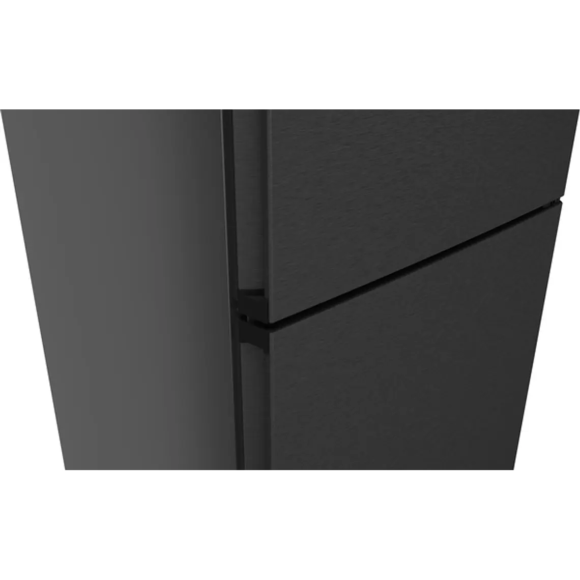 SIEMENS iQ300, Refrigerador combi de libre instalación, 203 x 70 cm, Acero negro antihuellas 9