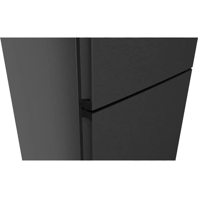 SIEMENS iQ300, Refrigerador combi de libre instalación, 203 x 70 cm, Acero negro antihuellas 9