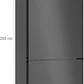 SIEMENS iQ300, Refrigerador combi de libre instalación, 203 x 70 cm, Acero negro antihuellas - Miniatura 10