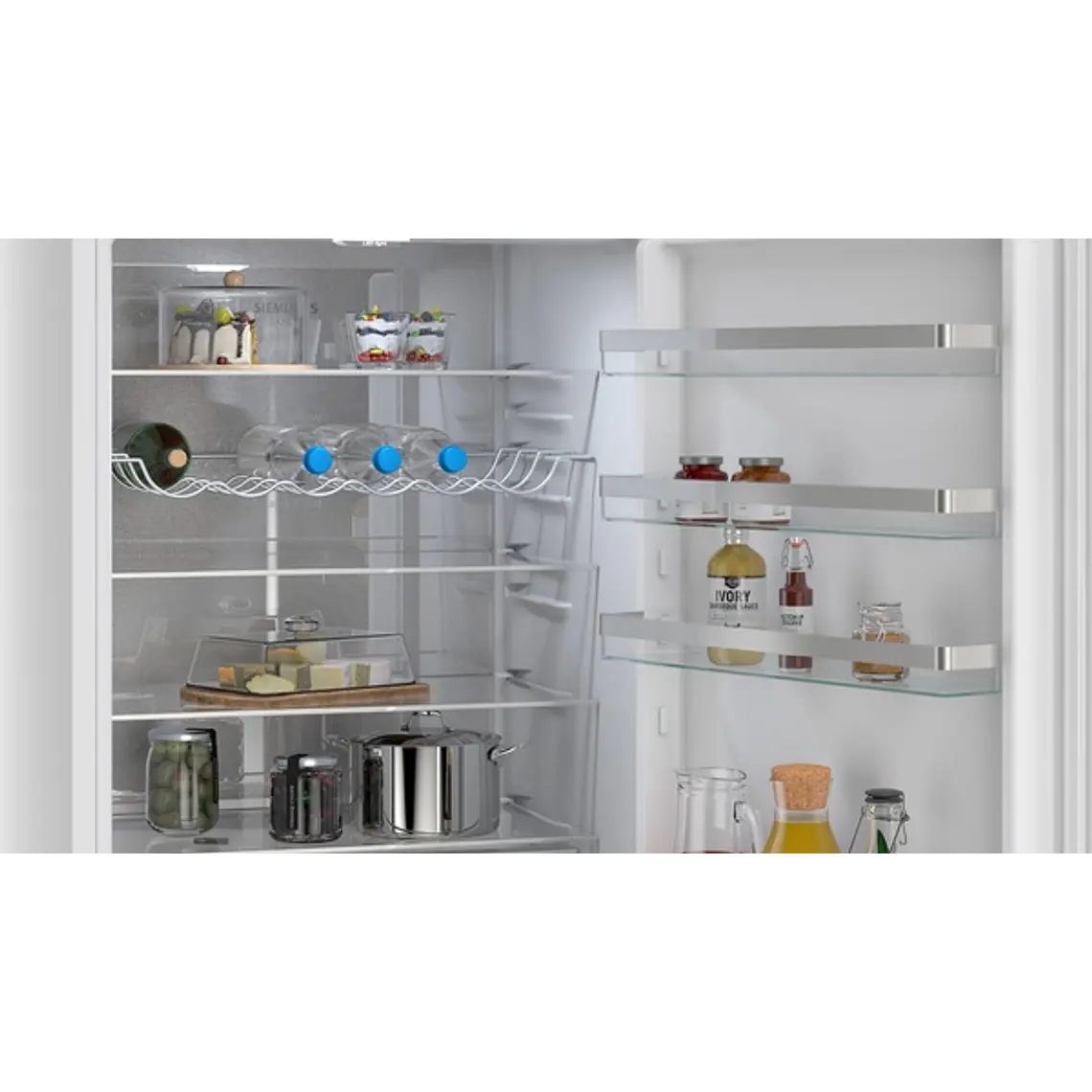 SIEMENS iQ300, Refrigerador combi de libre instalación, 203 x 70 cm, Blanco, Total noFrost 5