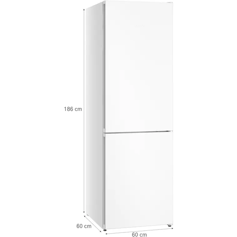 SIEMENS iQ300, Refrigerador combi de libre instalación, 186 x 60 cm, Blanco, Total noFrost 10