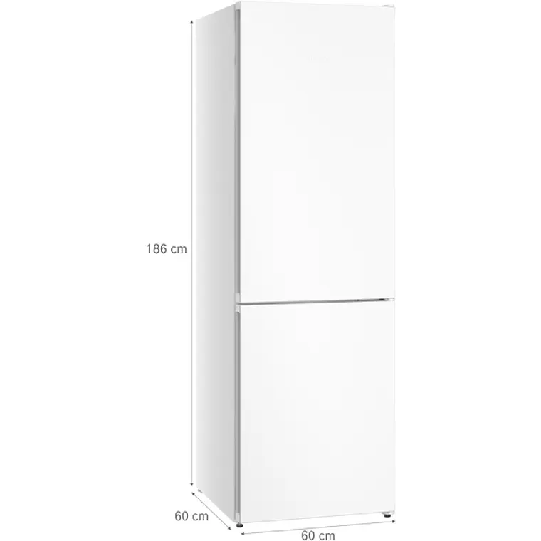 SIEMENS iQ300, Refrigerador combi de libre instalación, 186 x 60 cm, Blanco, Total noFrost 10