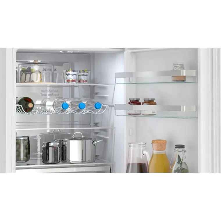SIEMENS iQ300, Refrigerador combi de libre instalación, 186 x 60 cm, Blanco, Total noFrost 5