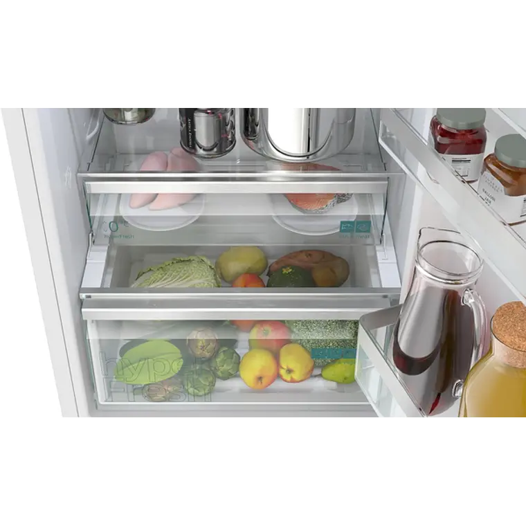 SIEMENS iQ300, Refrigerador combi de libre instalación, 186 x 60 cm, Blanco, Total noFrost 6