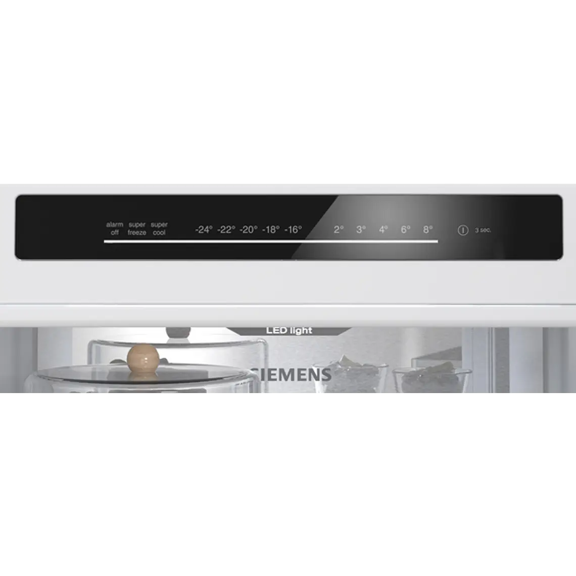 SIEMENS iQ300, Refrigerador combi de libre instalación, 186 x 60 cm, Blanco, Total noFrost 2