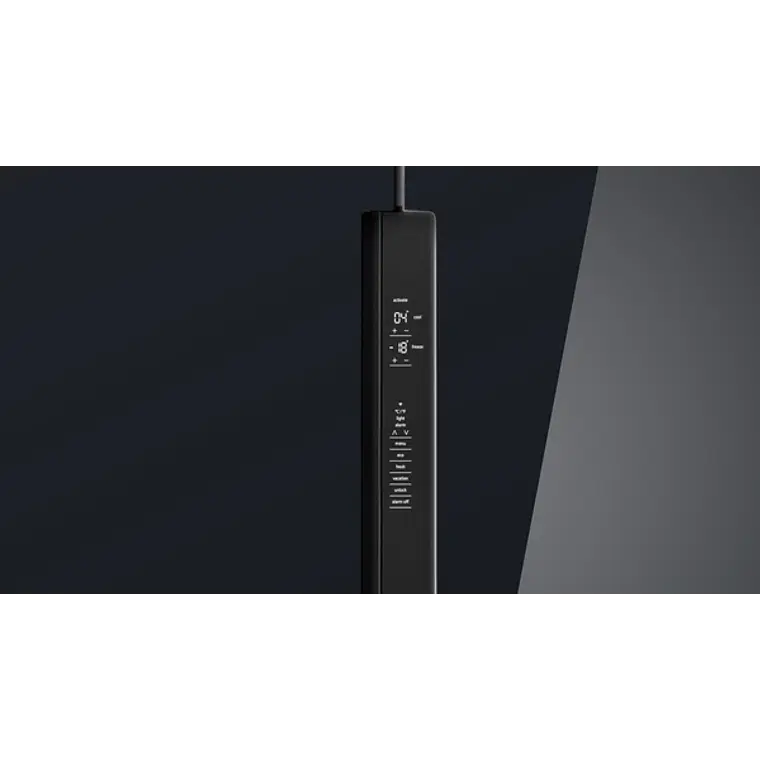 SIEMENS iQ700, Refrigerador French Door con puertas de cristal, 183 x 90.5 cm, Negro, Total noFrost 3