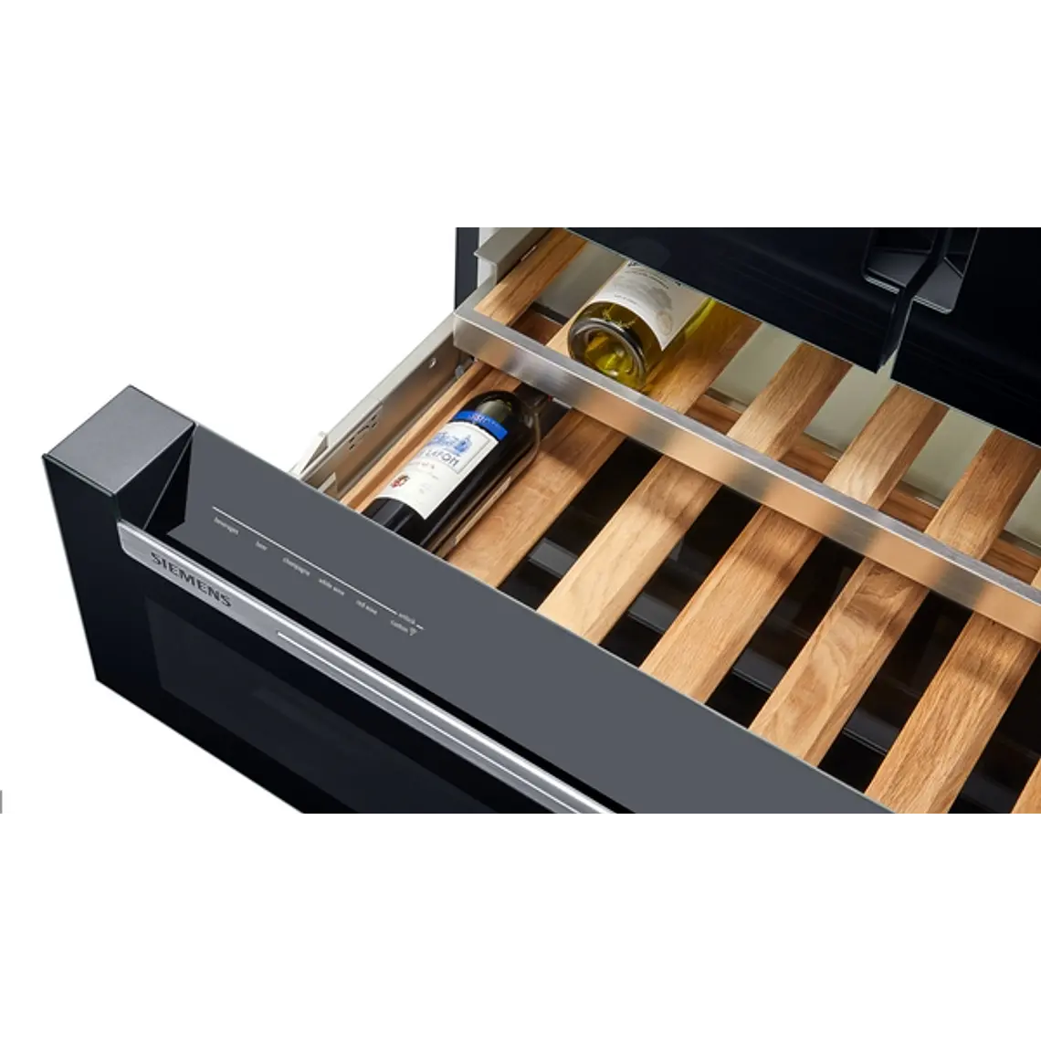 SIEMENS iQ700, Refrigerador French Door con puertas de cristal, 183 x 90.5 cm, Negro, Total noFrost 4