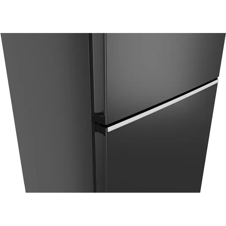 SIEMENS iQ700, Refrigerador combi de libre instalación, Acabado en cristal, 203 x 70 cm, Negro mate satinado, Total noFrost 9