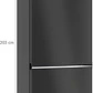 SIEMENS iQ700, Refrigerador combi de libre instalación, Acabado en cristal, 203 x 70 cm, Negro mate satinado, Total noFrost - Miniatura 8