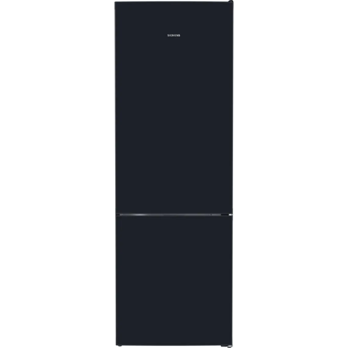 SIEMENS iQ700, Refrigerador combi de libre instalación, Acabado en cristal, 203 x 70 cm, Negro mate satinado, Total noFrost 1