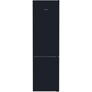 SIEMENS iQ700, Refrigerador combi de libre instalación, Acabado en cristal, 203 x 60 cm, Total noFrost, Negro mate satinado