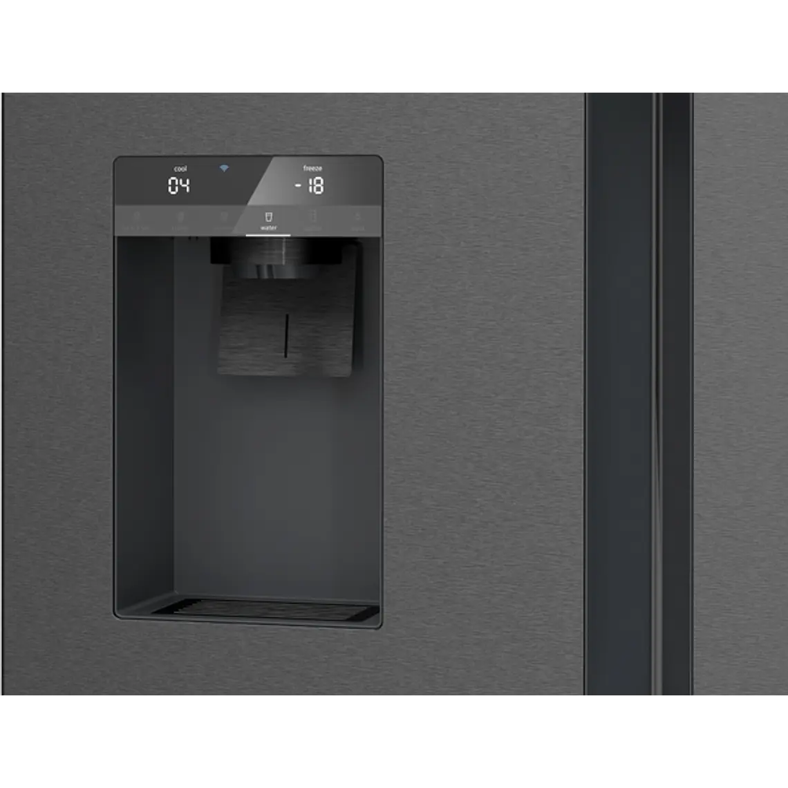 SIEMENS iQ500, Multipuerta, 183 x 90.5 cm, Acero negro antihuellas, Total noFrost 6