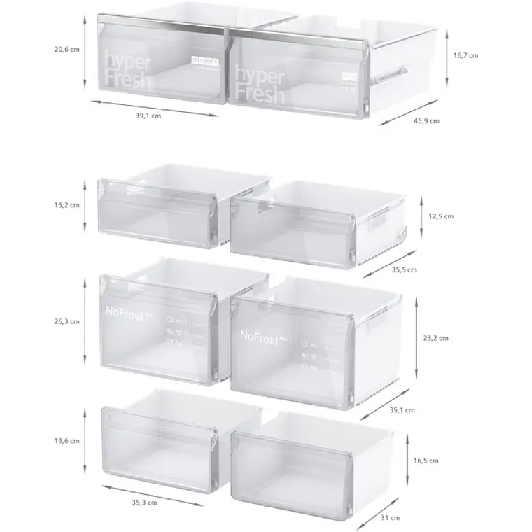 SIEMENS iQ300, Multipuerta, 183 x 90.5 cm, Acero negro antihuellas, Total noFrost 8