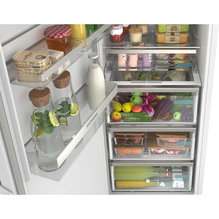 SIEMENS iQ300, Refrigerador de libre instalación, 186.2 x 59.5 cm, Blanco 7
