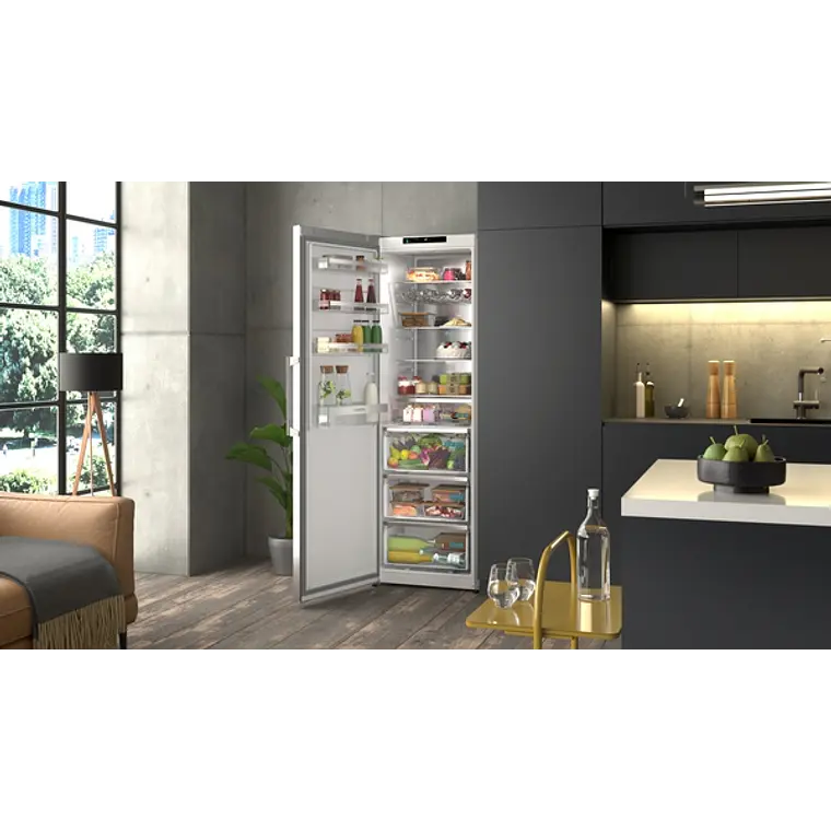 SIEMENS iQ300, Refrigerador de libre instalación, 186.2 x 59.5 cm, Inoxidable 5