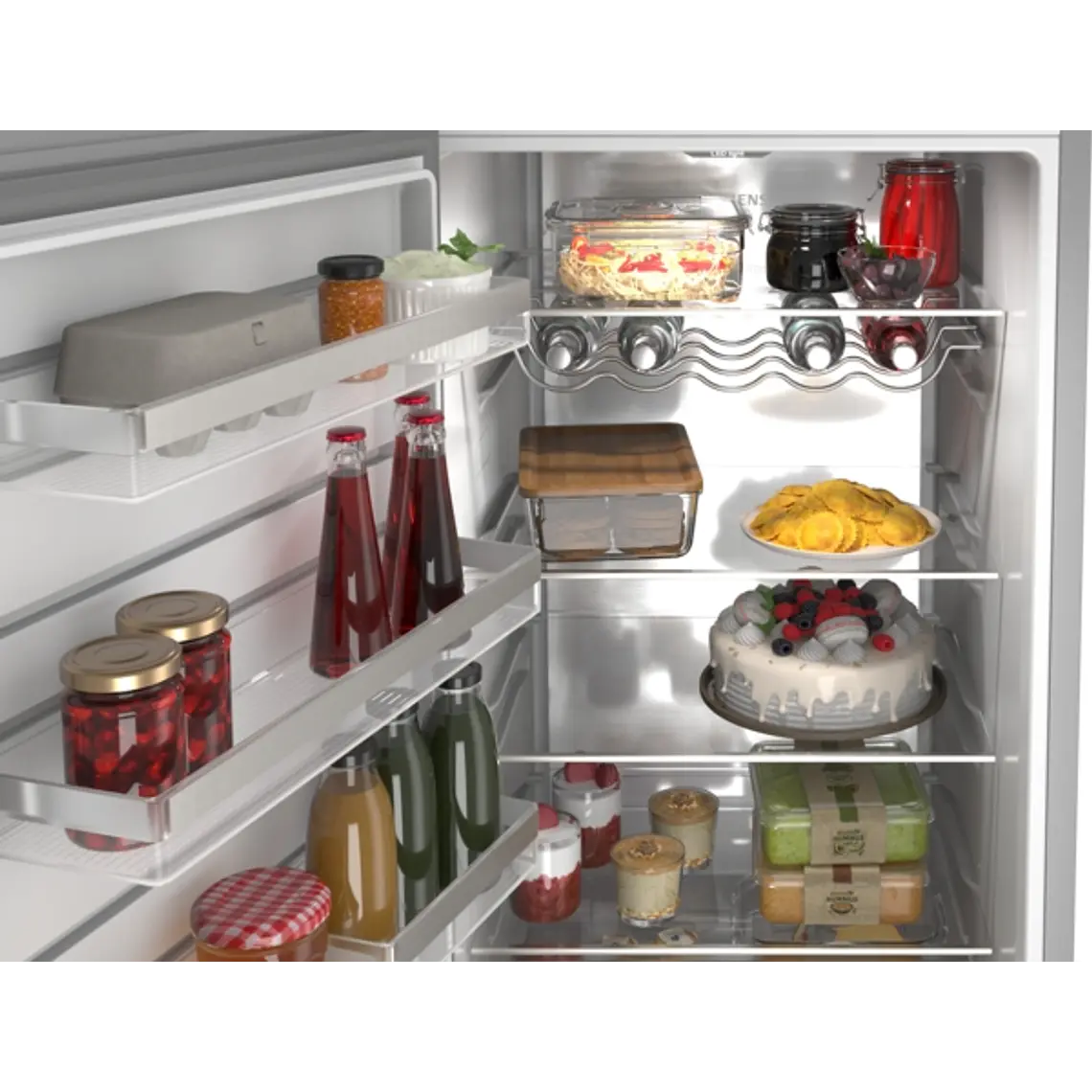 SIEMENS iQ300, Refrigerador de libre instalación, 186.2 x 59.5 cm, Inoxidable 7