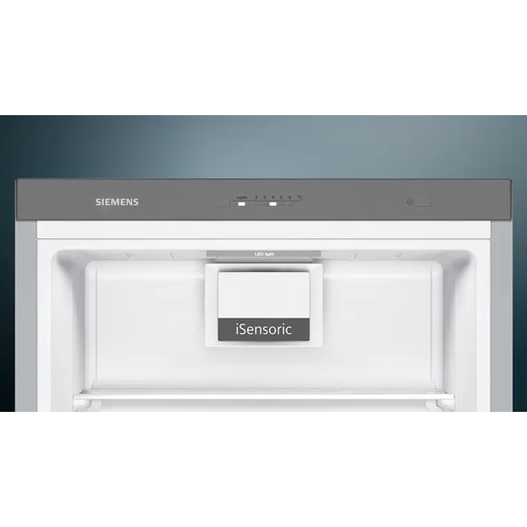 SIEMENS iQ300, Refrigerador de libre instalación, 186 x 60 cm, Acero inoxidable 6