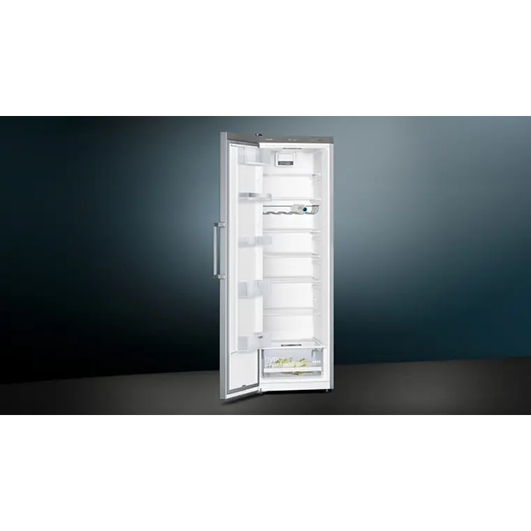 SIEMENS iQ300, Refrigerador de libre instalación, 186 x 60 cm, Acero inoxidable 3