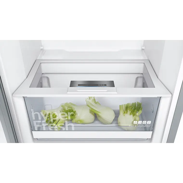 SIEMENS iQ300, Refrigerador de libre instalación, 186 x 60 cm, Acero inoxidable 5