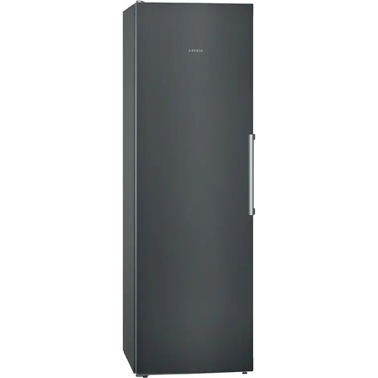 SIEMENS iQ300, Refrigerador de libre instalación, 186 x 60 cm, Acero negro antihuellas 1
