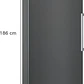 SIEMENS iQ300, Refrigerador de libre instalación, 186 x 60 cm, Acero negro antihuellas - Miniatura 5
