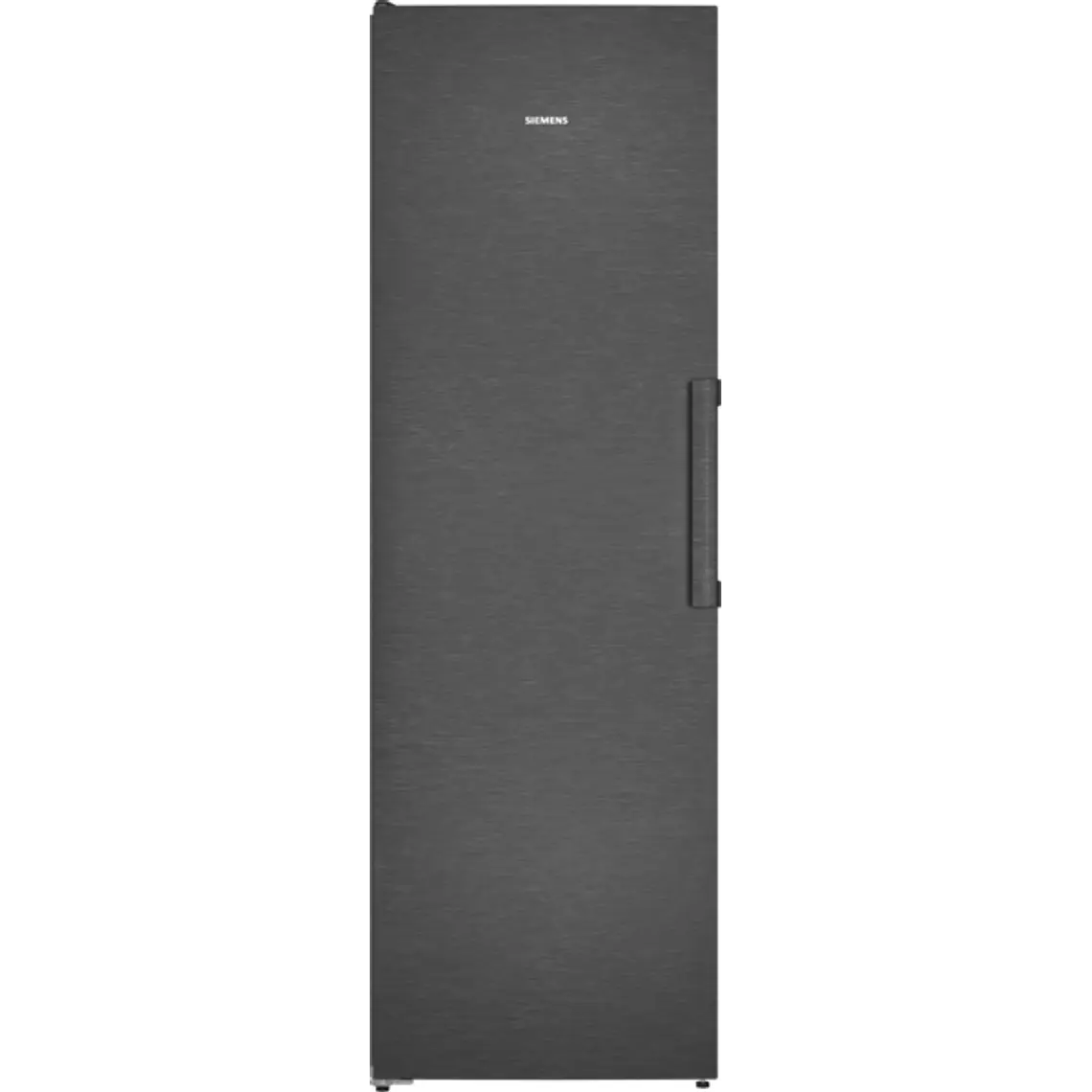 SIEMENS iQ300, Refrigerador de libre instalación, 186.2 x 59.5 cm, Acero negro antihuellas 1