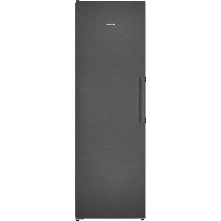 SIEMENS iQ300, Refrigerador de libre instalación, 186.2 x 59.5 cm, Acero negro antihuellas 1