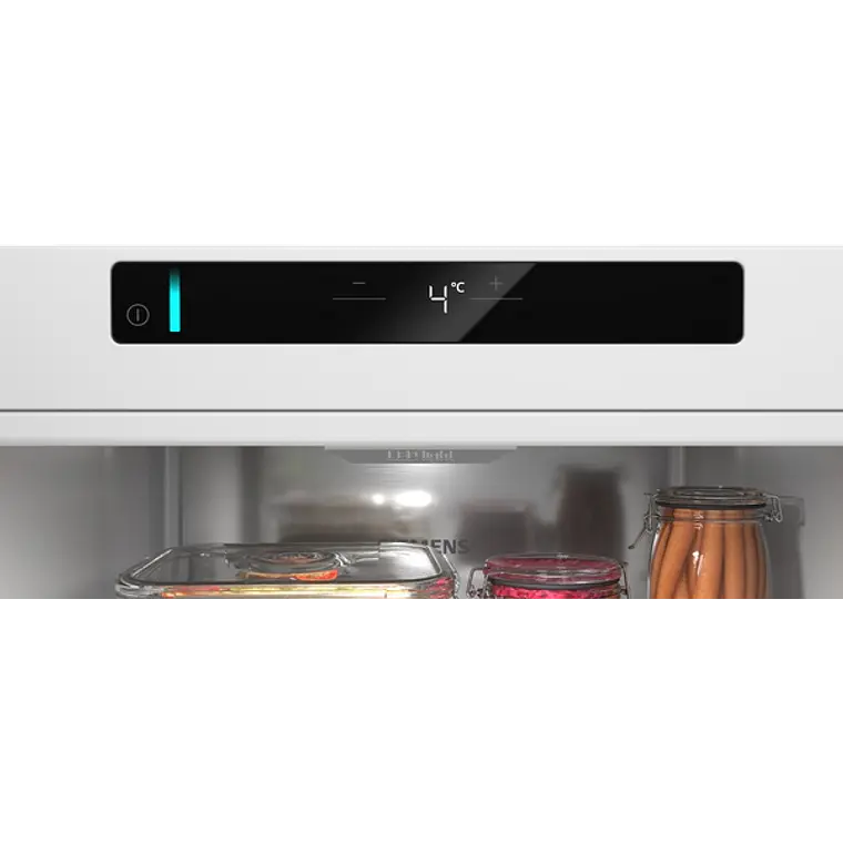 SIEMENS iQ300, Refrigerador de libre instalación, 186.2 x 59.5 cm, Acero negro antihuellas 2