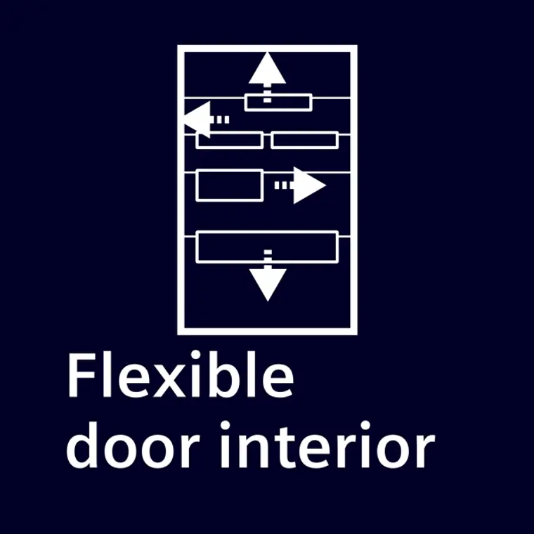 SIEMENS iQ500, Refrigerador de libre instalación, 186.2 x 59.5 cm, Acero negro antihuellas 14