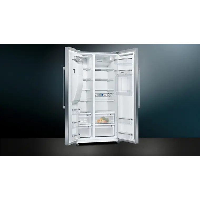 iQ500, Refrigerador americano, 178.7 x 90.8 cm, Acero inoxidable 2