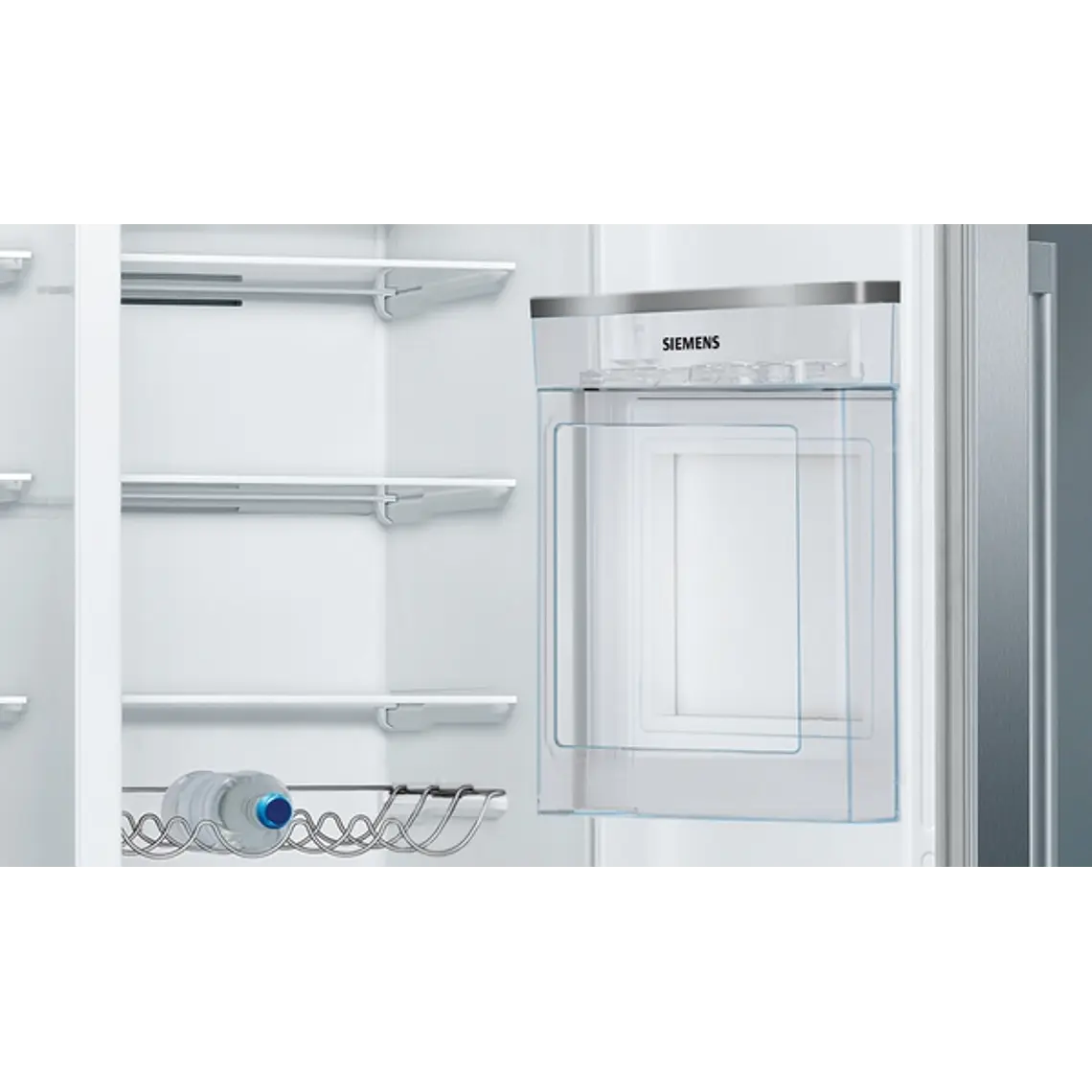 iQ500, Refrigerador americano, 178.7 x 90.8 cm, Acero inoxidable 10