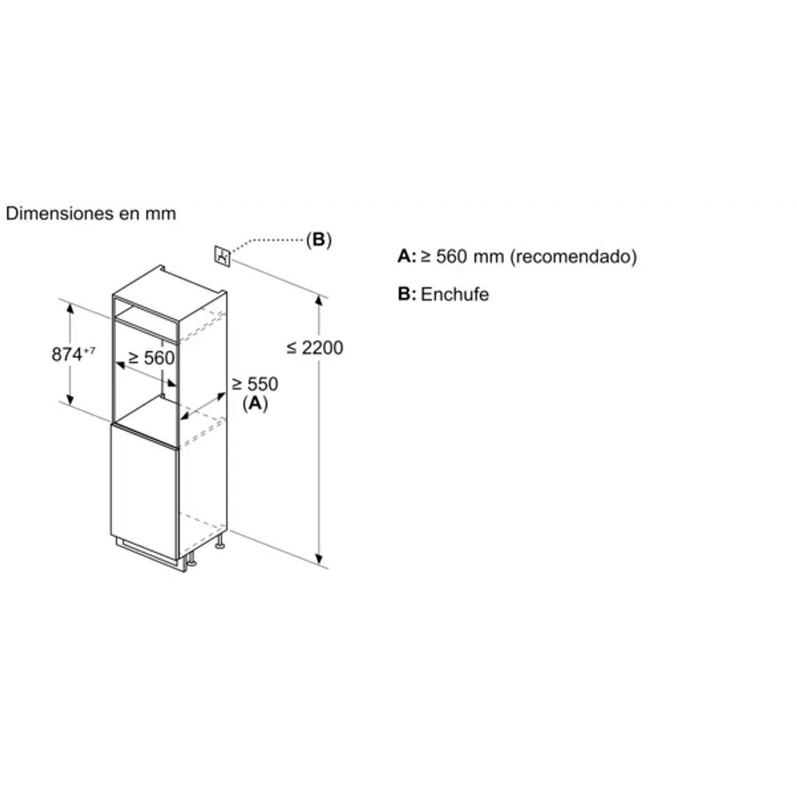 SIEMENS iQ300, Congelador integrable, 87.4 x 55.8 cm, Puerta fija 8