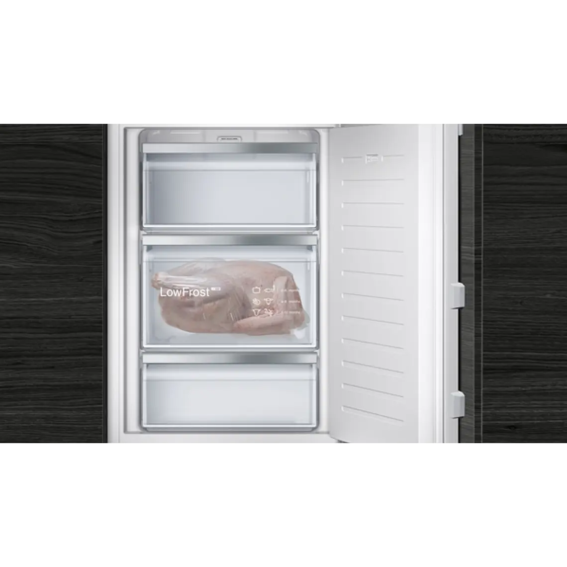 SIEMENS iQ300, Congelador integrable, 87.4 x 55.8 cm, Puerta fija 3