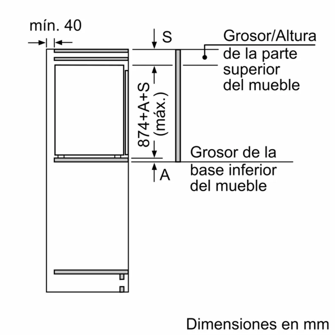 SIEMENS iQ300, Congelador integrable, 87.4 x 55.8 cm, Puerta fija 11