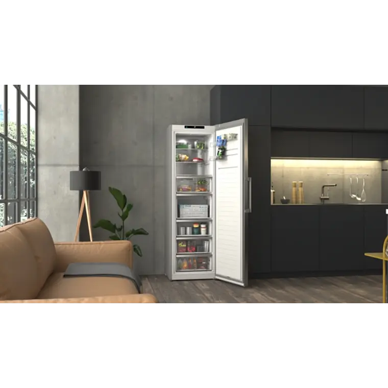 SIEMENS iQ300, Congelador de libre instalación, 186.2 x 59.5 cm, Inoxidable 5