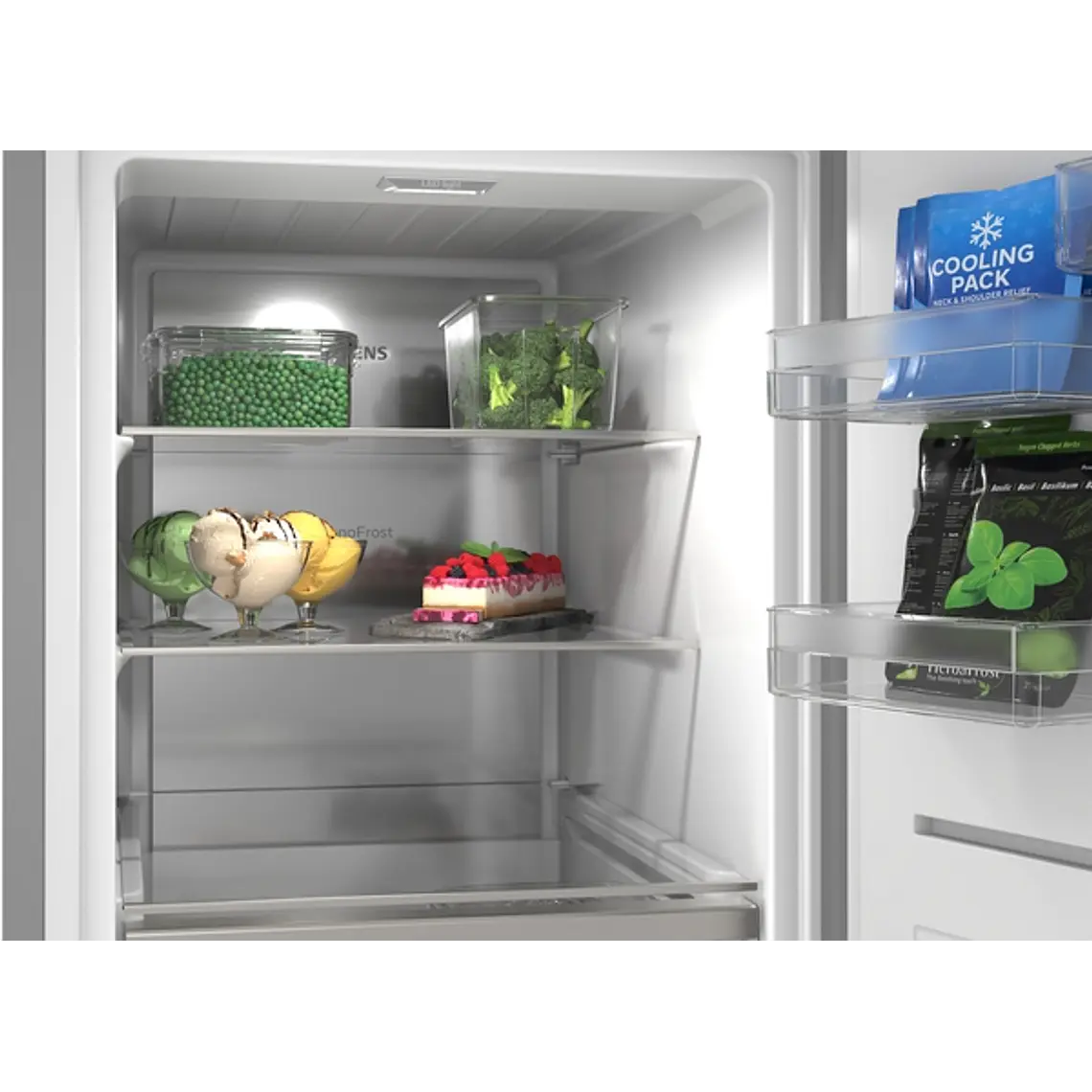 SIEMENS iQ300, Congelador de libre instalación, 186.2 x 59.5 cm, Inoxidable 6