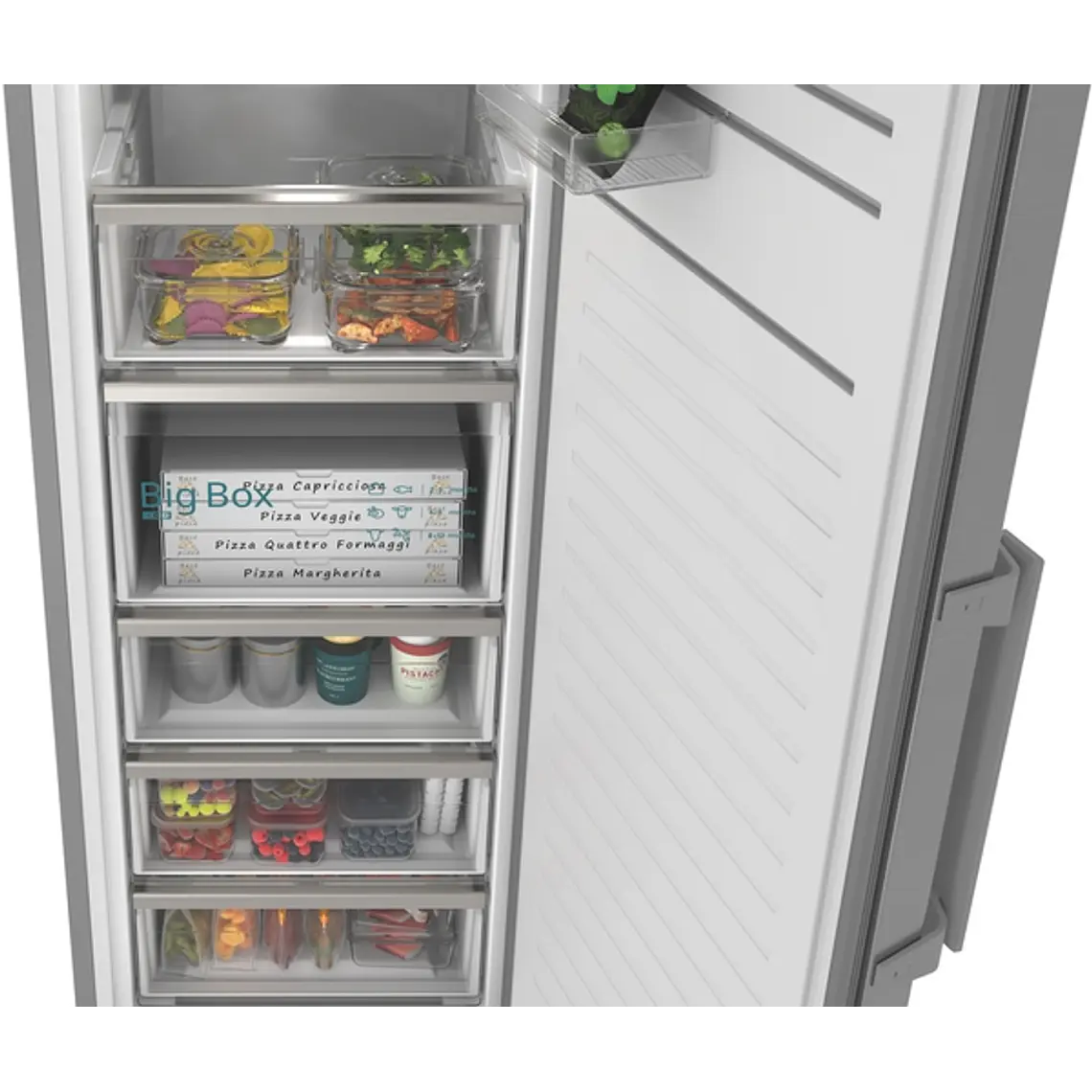 SIEMENS iQ300, Congelador de libre instalación, 186.2 x 59.5 cm, Inoxidable 7