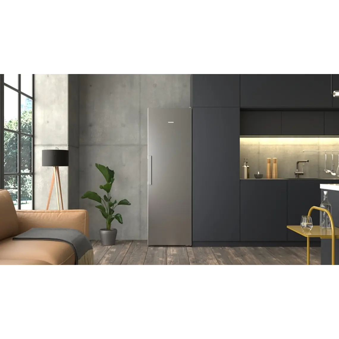 SIEMENS iQ300, Congelador de libre instalación, 186.2 x 59.5 cm, Inoxidable 4