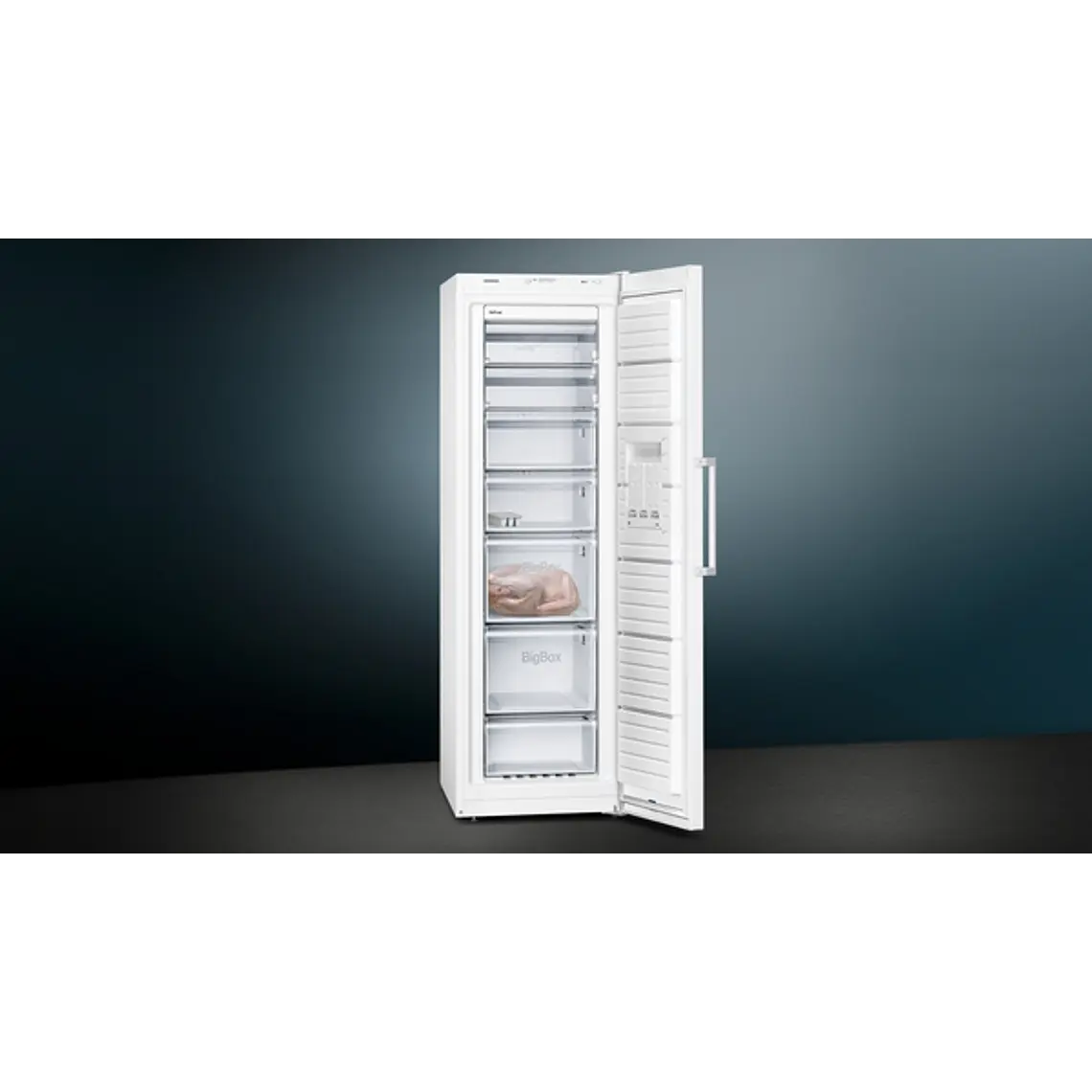 SIEMENS iQ300, Congelador de libre instalación, 186 x 60 cm, Blanco 4