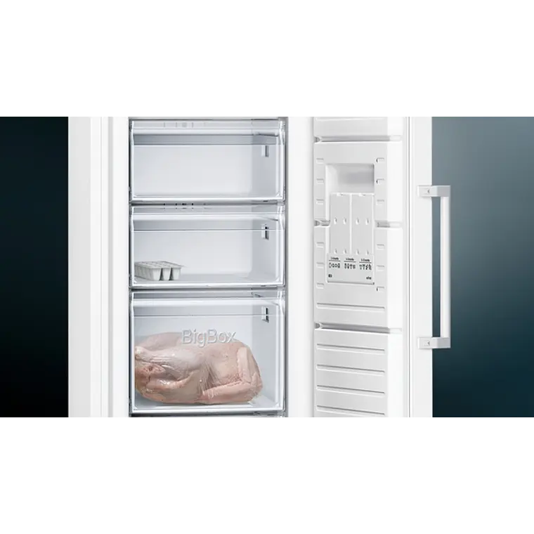 SIEMENS iQ300, Congelador de libre instalación, 186 x 60 cm, Blanco 5