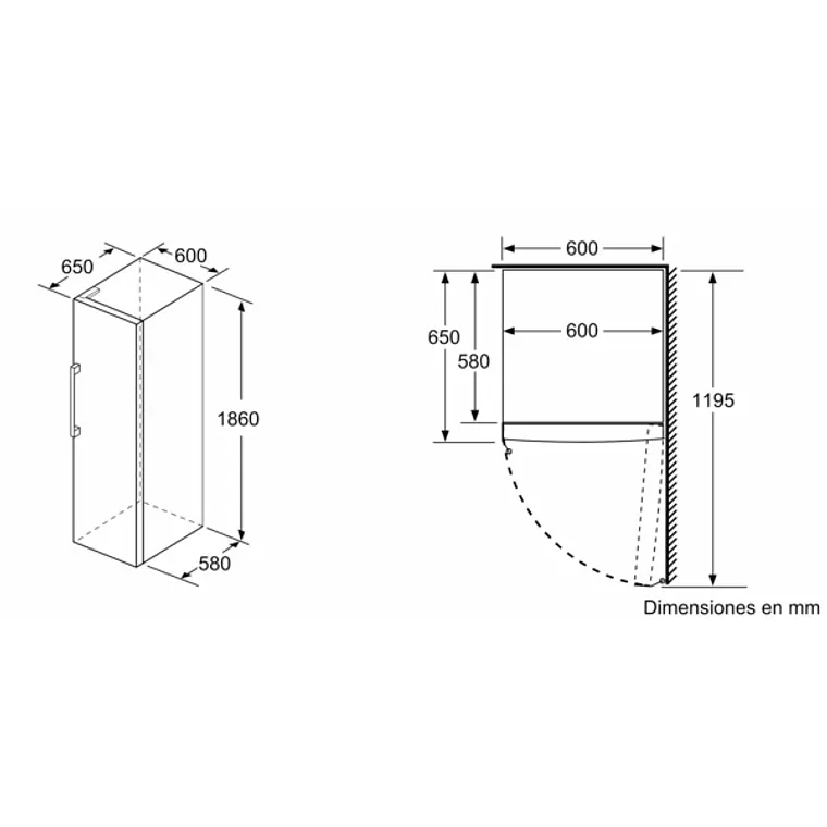 SIEMENS iQ300, Congelador de libre instalación, 186 x 60 cm, Acero inoxidable 13