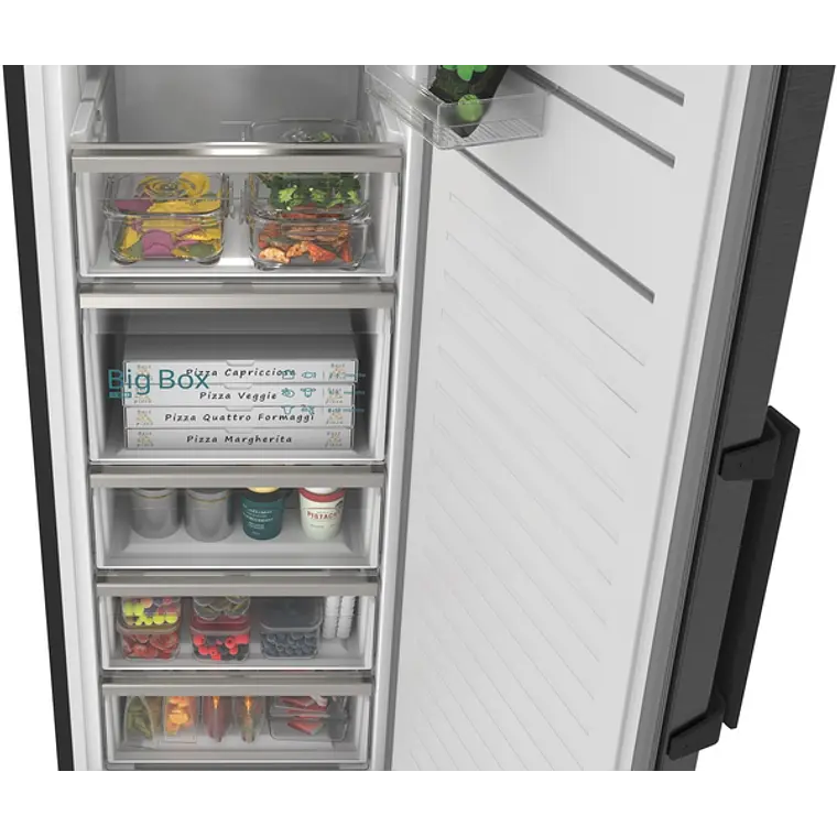 SIEMENS iQ300, Congelador de libre instalación, 186.2 x 59.5 cm, Acero negro antihuellas 6