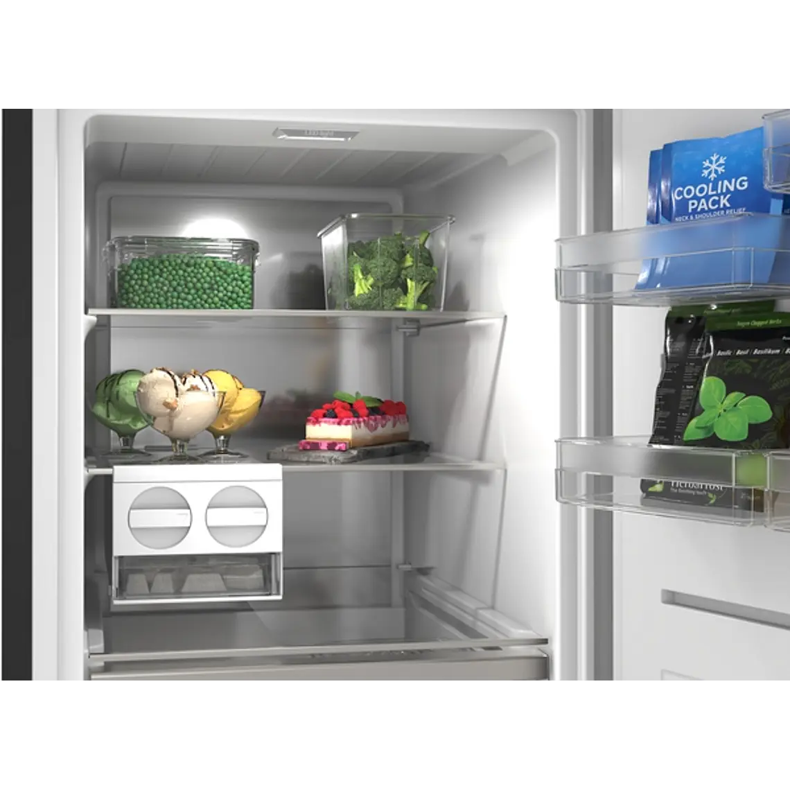 SIEMENS iQ500, Congelador de libre instalación, 186.2 x 59.5 cm, Acero negro antihuellas 6