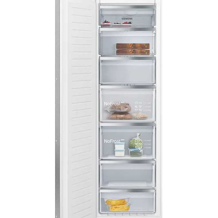SIEMENS iQ500, Congelador integrable, 177.2 x 55.8 cm, Cierre SoftClose con puerta fija 3