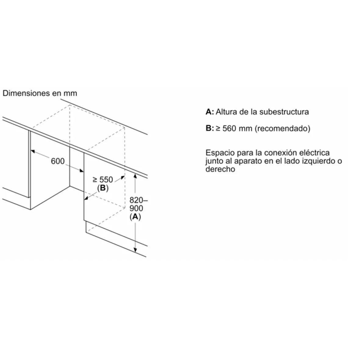 SIEMENS iQ500, Congelador integrable bajo encimera, 82 x 59.8 cm, Cierre SoftClose con puerta fija 8