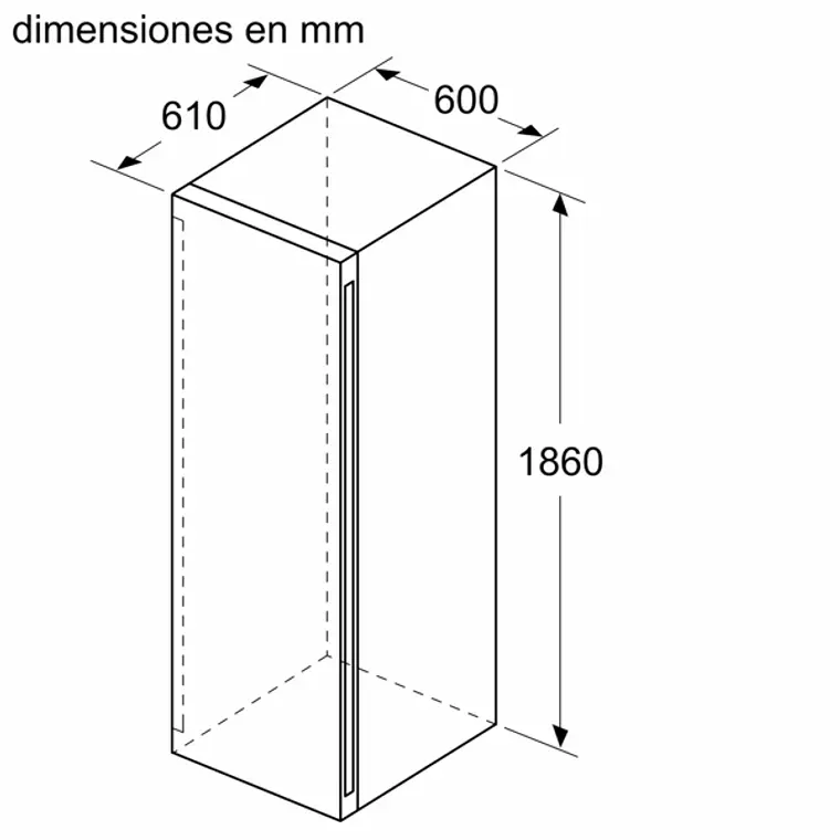 SIEMENS iQ500, Cava libre instalación, 186 x 60 cm 12
